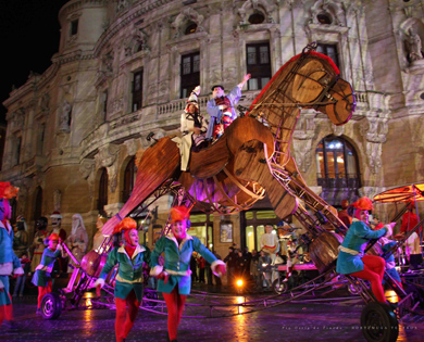 Cabalgata de Olentzero en Bilbao